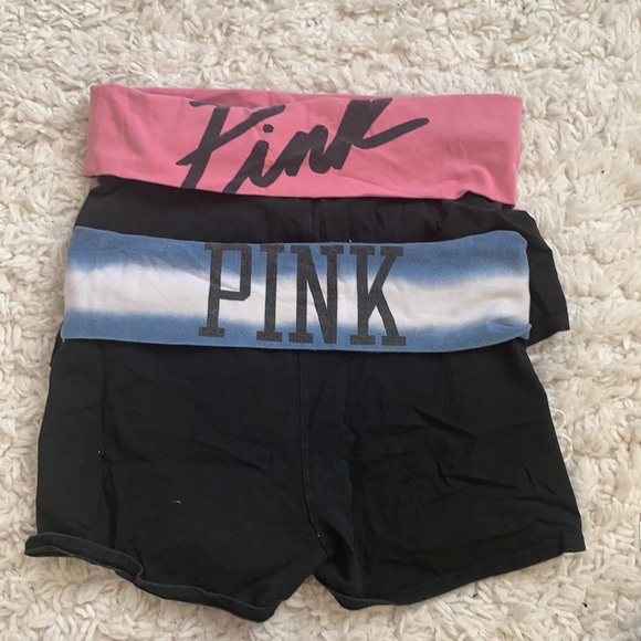 PINK Victoria's Secret Pants - pink yoga shorts bundle